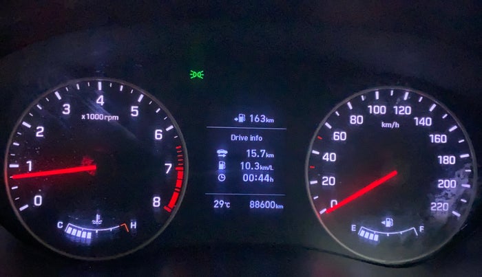 2018 Hyundai Elite i20 ASTA 1.2 (O), Petrol, Manual, 88,600 km, Odometer Image