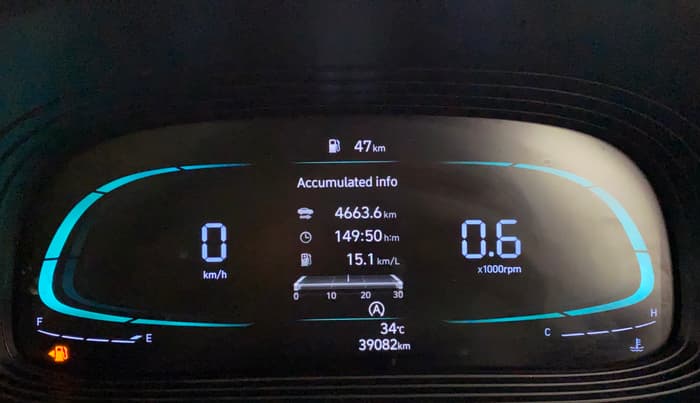 2023 Hyundai VENUE S(O) 1.2, Petrol, Manual, 39,081 km, Odometer Image
