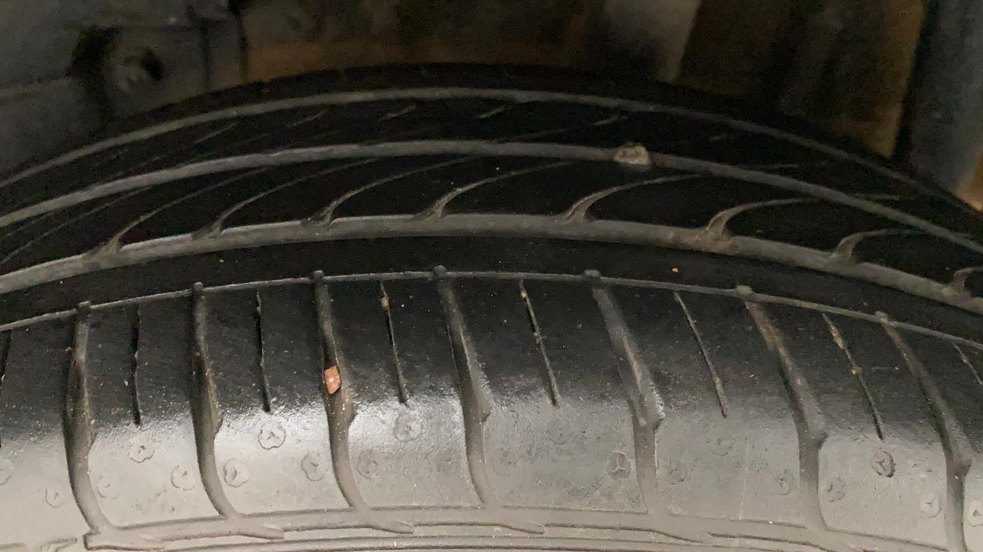 2021 Tata TIGOR XZA PLUS PETROL, Petrol, Automatic, 11,058 km, Left Rear Tyre Tread
