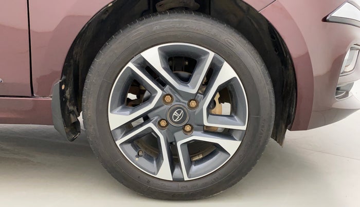2021 Tata TIGOR XZA PLUS PETROL, Petrol, Automatic, 11,058 km, Right Front Wheel