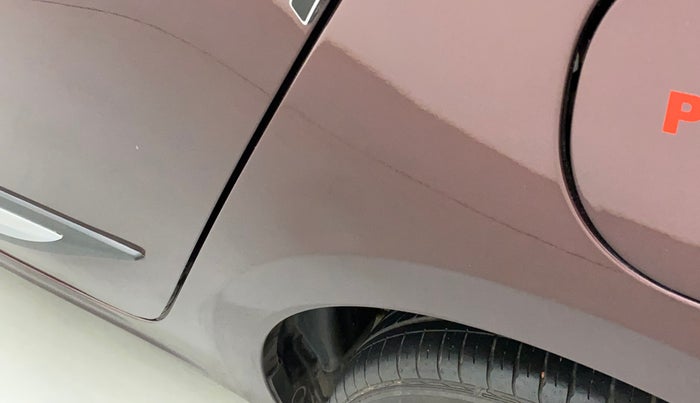 2021 Tata TIGOR XZA PLUS PETROL, Petrol, Automatic, 11,058 km, Left quarter panel - Slightly dented