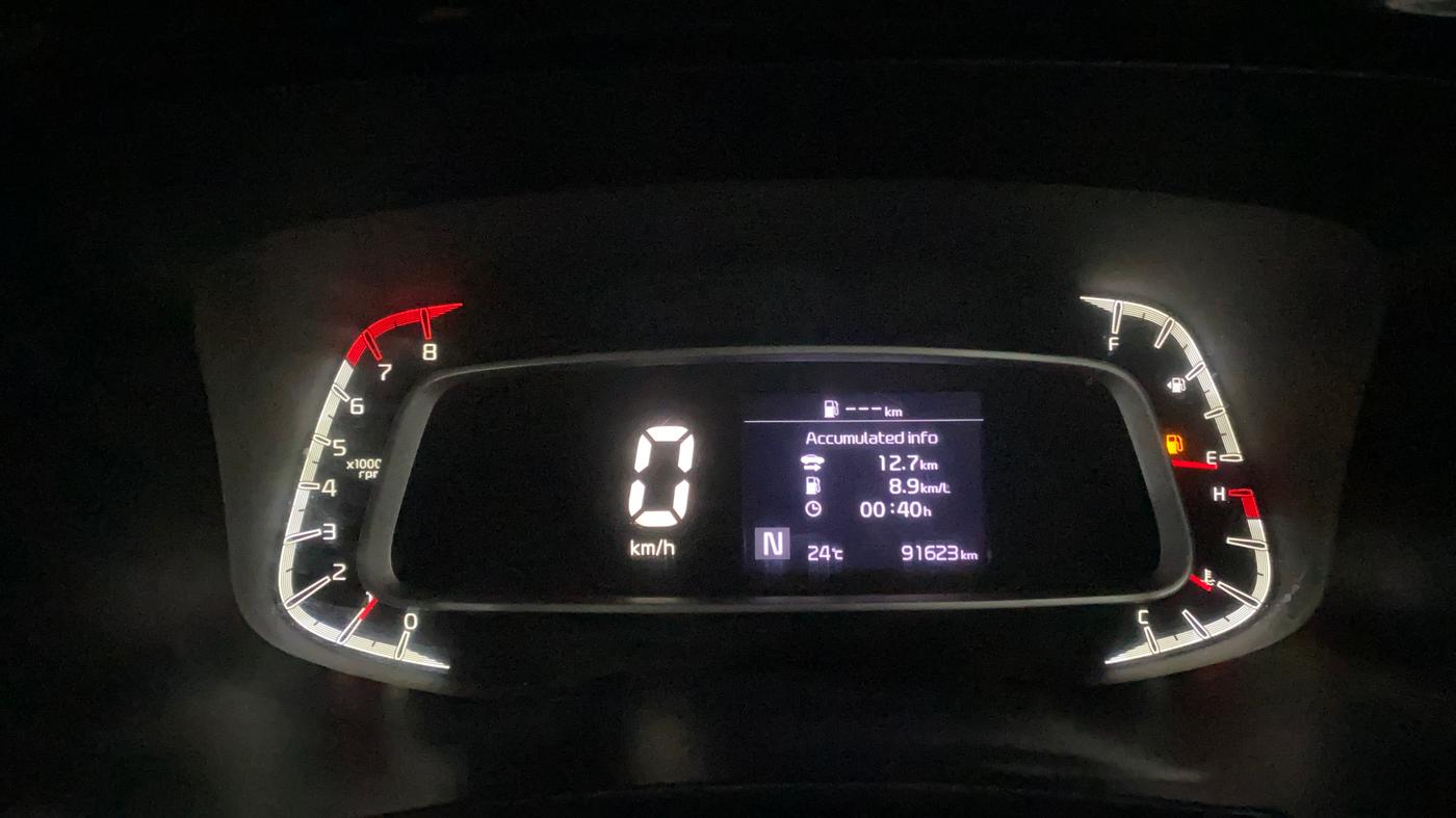 2021 KIA SONET HTK PLUS 1.0 IMT, Petrol, Manual, 91,610 km, Odometer Image