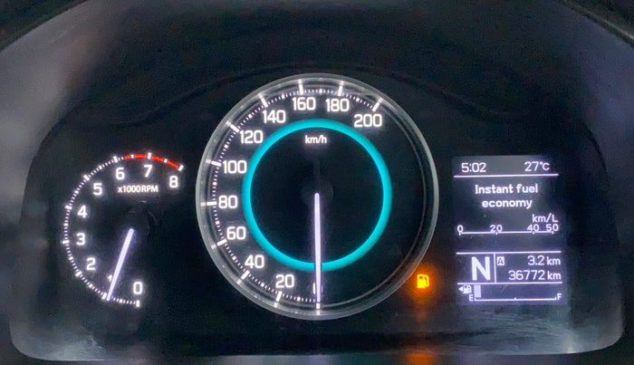 2018 Maruti IGNIS DELTA 1.2 AMT, Petrol, Automatic, 36,771 km, Odometer Image