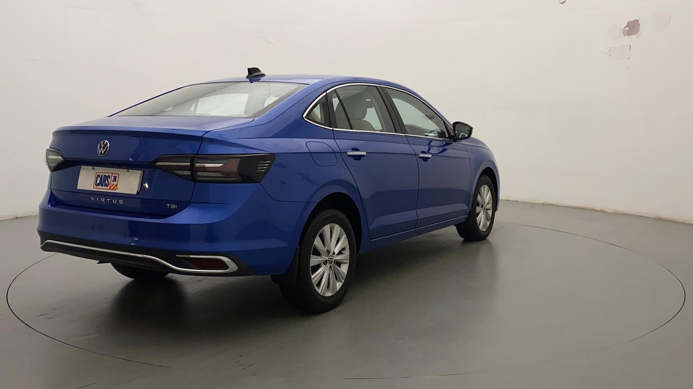 2022 Volkswagen VIRTUS HIGHLINE TSI 1.0 MT, Petrol, Manual, 15,668 km, Right Back Diagonal