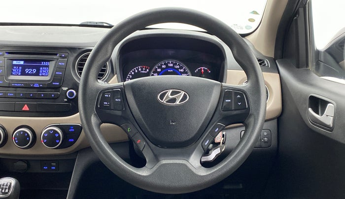 2016 Hyundai Grand i10 SPORTZ 1.2 KAPPA VTVT, Petrol, Manual, 43,675 km, Steering Wheel Close Up