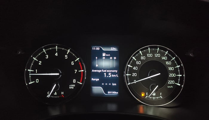 2022 Maruti Baleno ALPHA PETROL 1.2, Petrol, Manual, 99,190 km, Odometer Image