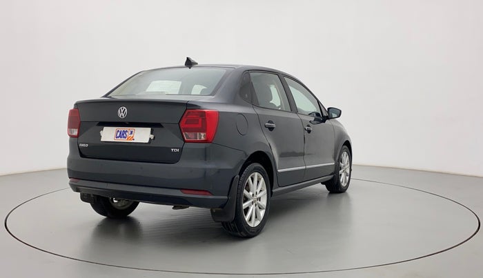 2018 Volkswagen Ameo HIGHLINE PLUS 1.5L AT 16 ALLOY, Diesel, Automatic, 1,19,750 km, Right Back Diagonal