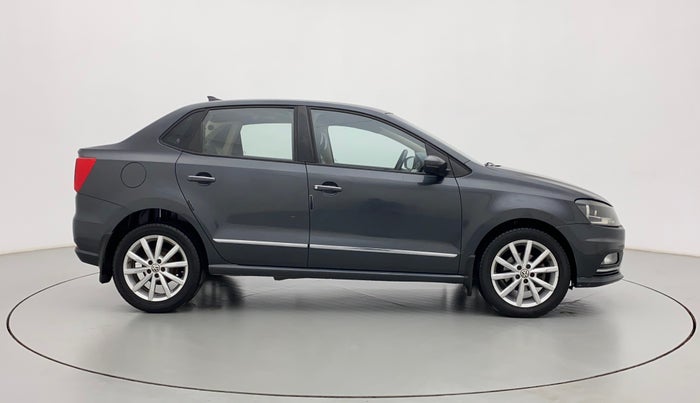 2018 Volkswagen Ameo HIGHLINE PLUS 1.5L AT 16 ALLOY, Diesel, Automatic, 1,19,750 km, Right Side View