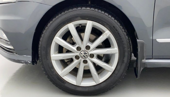 2018 Volkswagen Ameo HIGHLINE PLUS 1.5L AT 16 ALLOY, Diesel, Automatic, 1,19,750 km, Left Front Wheel