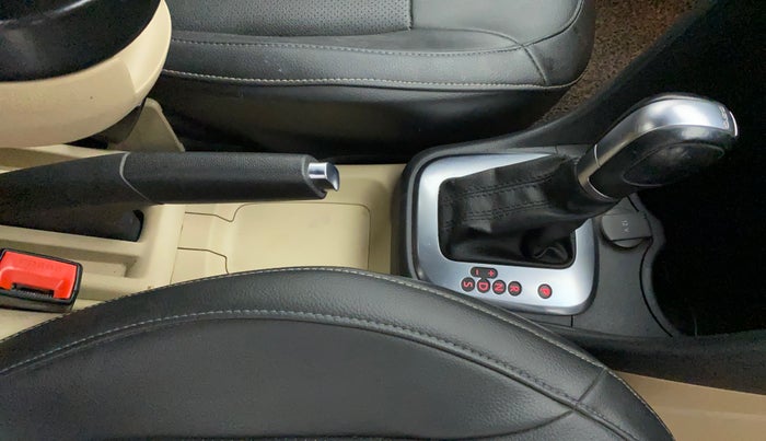 2018 Volkswagen Ameo HIGHLINE PLUS 1.5L AT 16 ALLOY, Diesel, Automatic, 1,19,750 km, Gear Lever