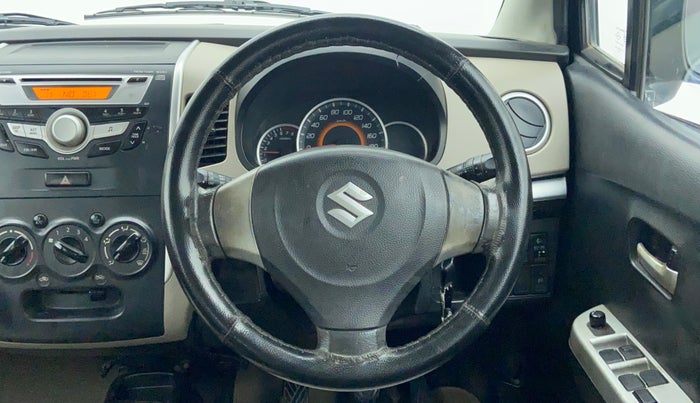 2014 Maruti Wagon R 1.0 VXI, Petrol, Manual, 54,615 km, Steering Wheel Close Up