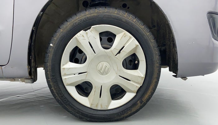 2014 Maruti Wagon R 1.0 VXI, Petrol, Manual, 54,615 km, Right Front Wheel