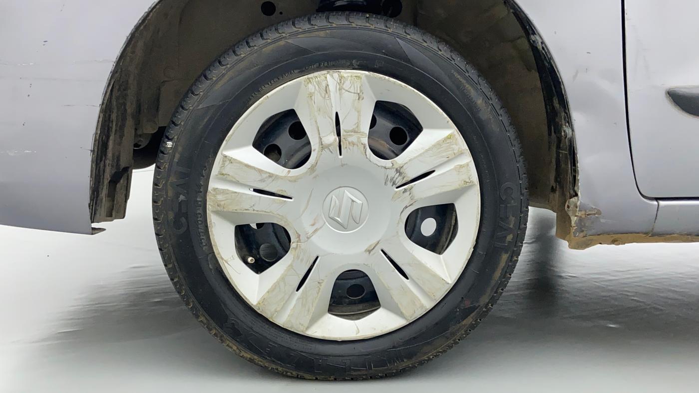 2014 Maruti Wagon R 1.0 VXI, Petrol, Manual, 54,615 km, Left Front Wheel