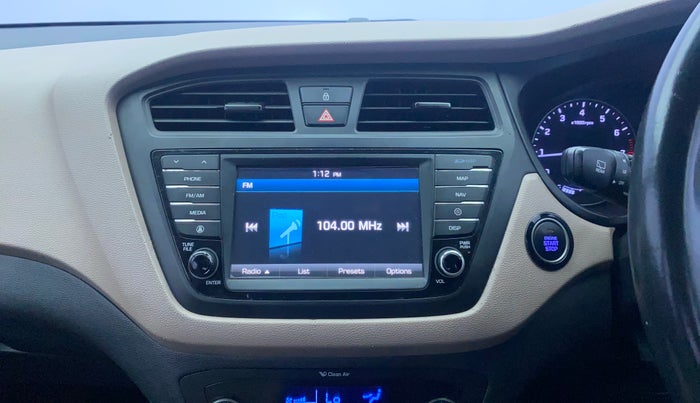 2017 Hyundai Elite i20 ASTA 1.2 (O), Petrol, Manual, 31,570 km, Sound System