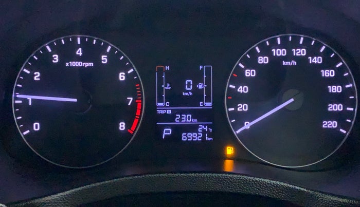 2019 Hyundai Creta SX AT 1.6 PETROL, Petrol, Automatic, 70,051 km, Odometer Image