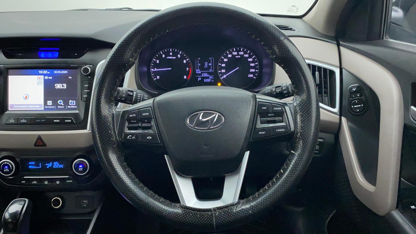 2019 Hyundai Creta SX AT 1.6 PETROL, Petrol, Automatic, 70,051 km, Steering Wheel Close Up