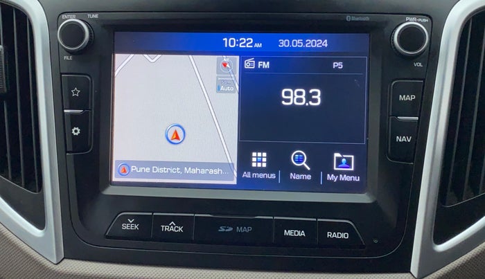 2019 Hyundai Creta SX AT 1.6 PETROL, Petrol, Automatic, 70,051 km, Infotainment System