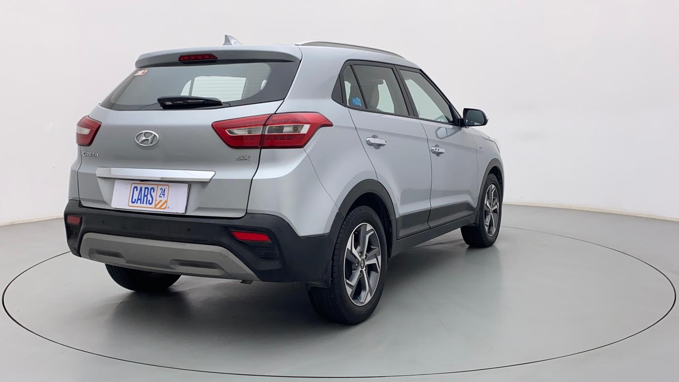 2019 Hyundai Creta SX AT 1.6 PETROL, Petrol, Automatic, 70,051 km, Right Back Diagonal