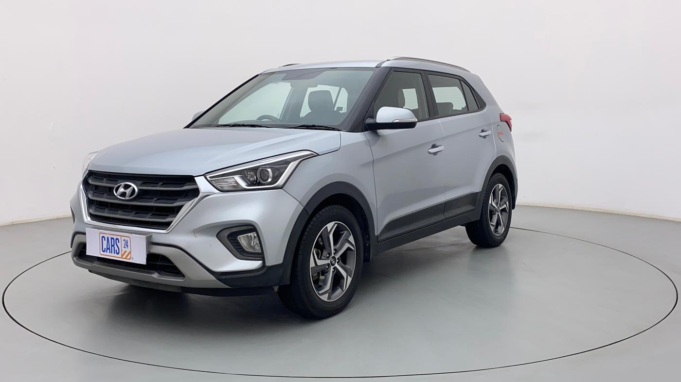2019 Hyundai Creta SX AT 1.6 PETROL, Petrol, Automatic, 70,051 km, Left Front Diagonal