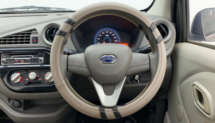 2016 Datsun Redi Go T (O), Petrol, Manual, 27,455 km, Steering Wheel Close Up