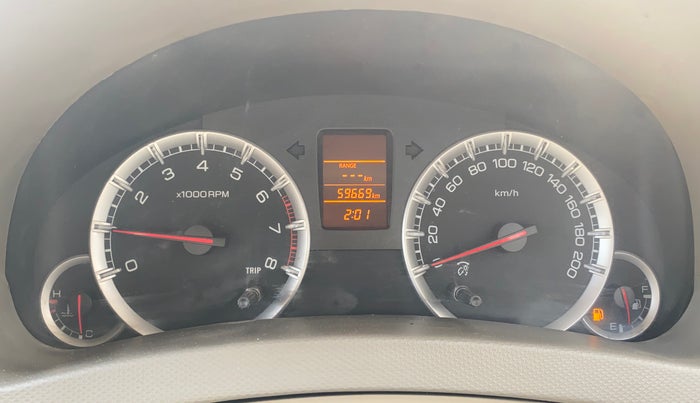 2013 Maruti Ertiga VXI ABS, Petrol, Manual, 59,625 km, Odometer Image