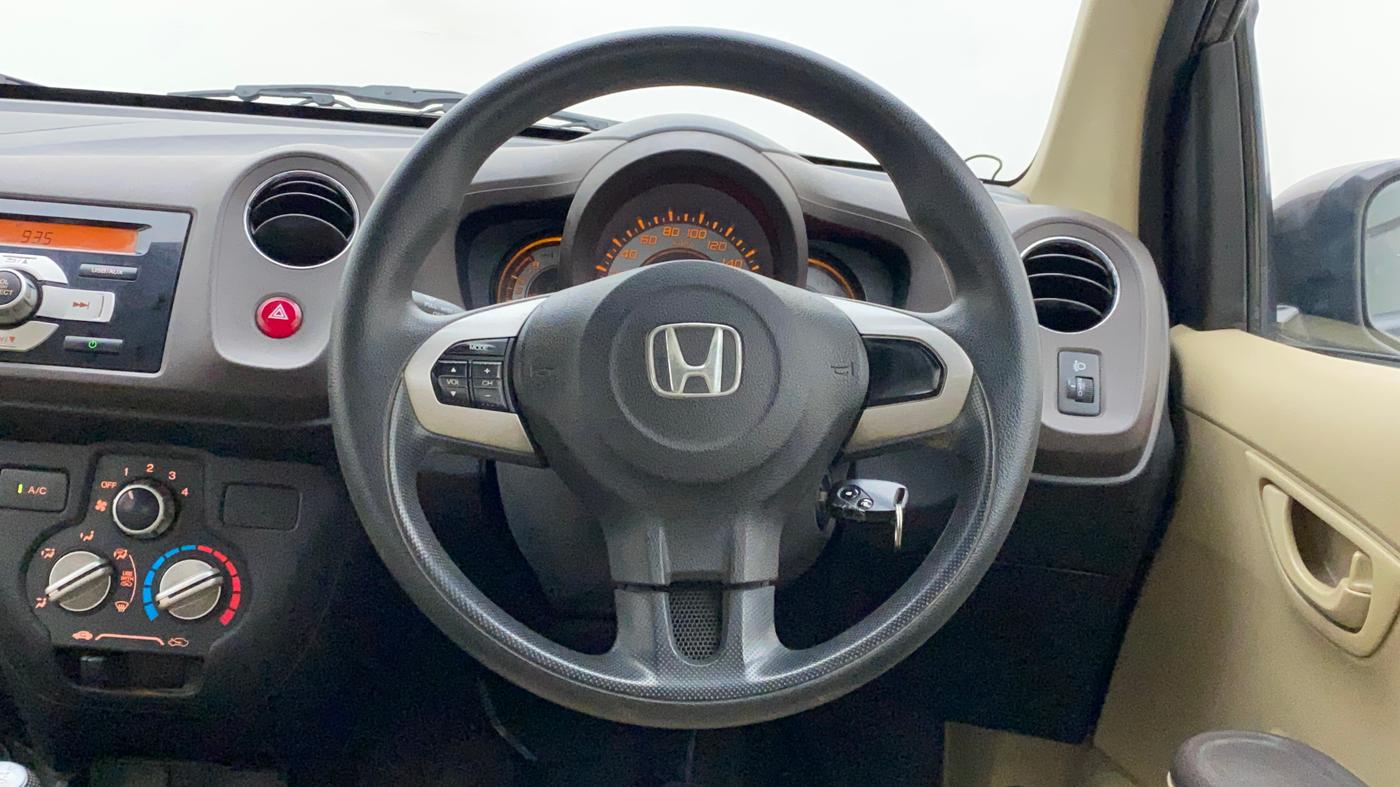 2012 Honda Brio S MT, Petrol, Manual, 29,507 km, Steering Wheel Close Up