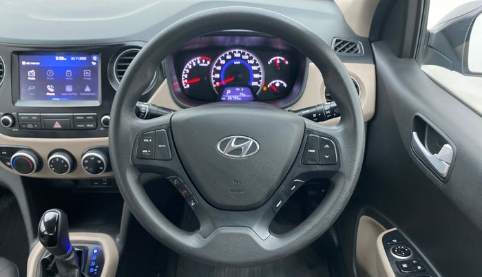 2017 Hyundai Grand i10 SPORTZ (O) 1.2 AT VTVT, Petrol, Automatic, 36,849 km, Steering Wheel Close Up