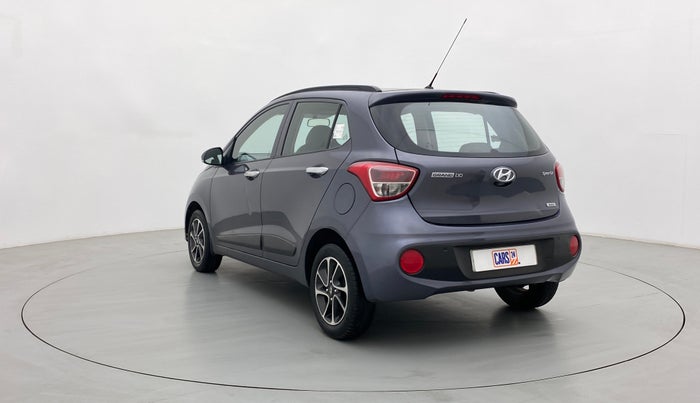 2017 Hyundai Grand i10 SPORTZ (O) 1.2 AT VTVT, Petrol, Automatic, 36,849 km, Left Back Diagonal
