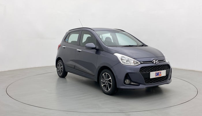 2017 Hyundai Grand i10 SPORTZ (O) 1.2 AT VTVT, Petrol, Automatic, 36,849 km, Right Front Diagonal