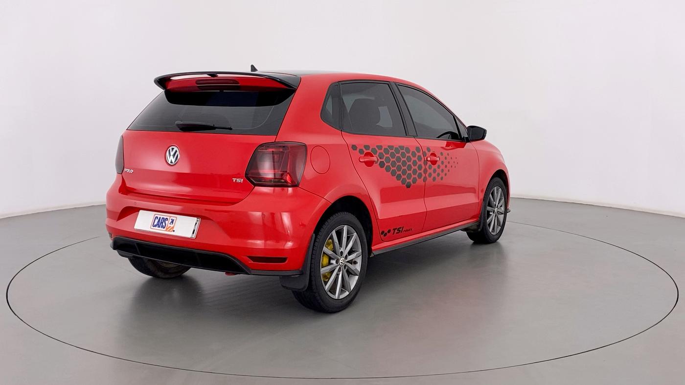 2020 Volkswagen Polo HIGHLINE PLUS 1.0 TSI MT, Petrol, Manual, 23,648 km, Right Back Diagonal