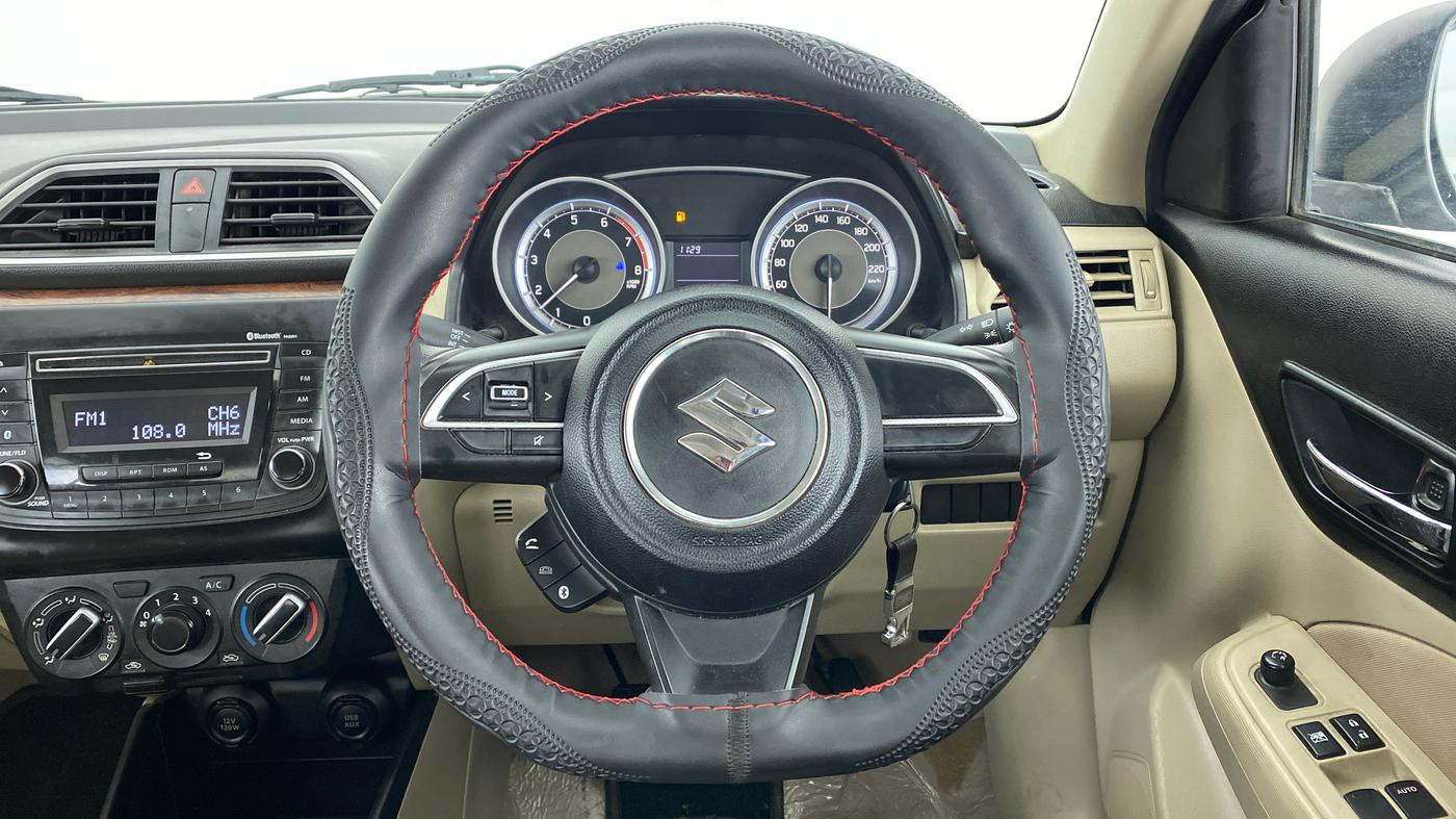 2019 Maruti Dzire VXI, Petrol, Manual, 30,444 km, Steering Wheel Close Up