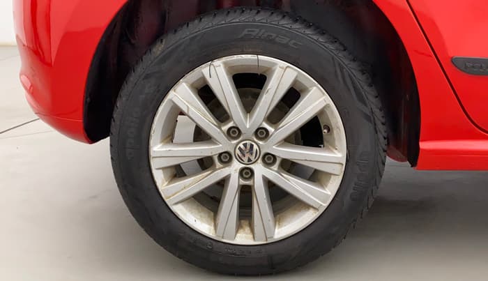2014 Volkswagen Polo HIGHLINE1.2L, Petrol, Manual, 93,642 km, Right Rear Wheel