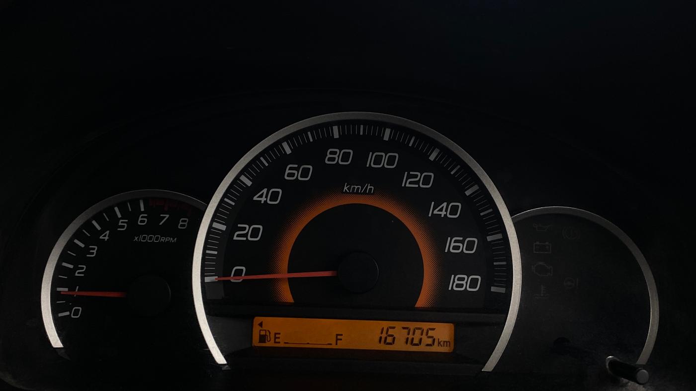 2016 Maruti Wagon R 1.0 VXI, Petrol, Manual, 16,698 km, Odometer Image
