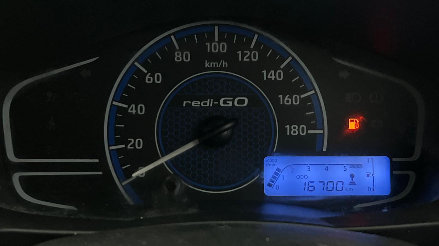 2021 Datsun Redi Go A, Petrol, Manual, 16,675 km, Odometer Image