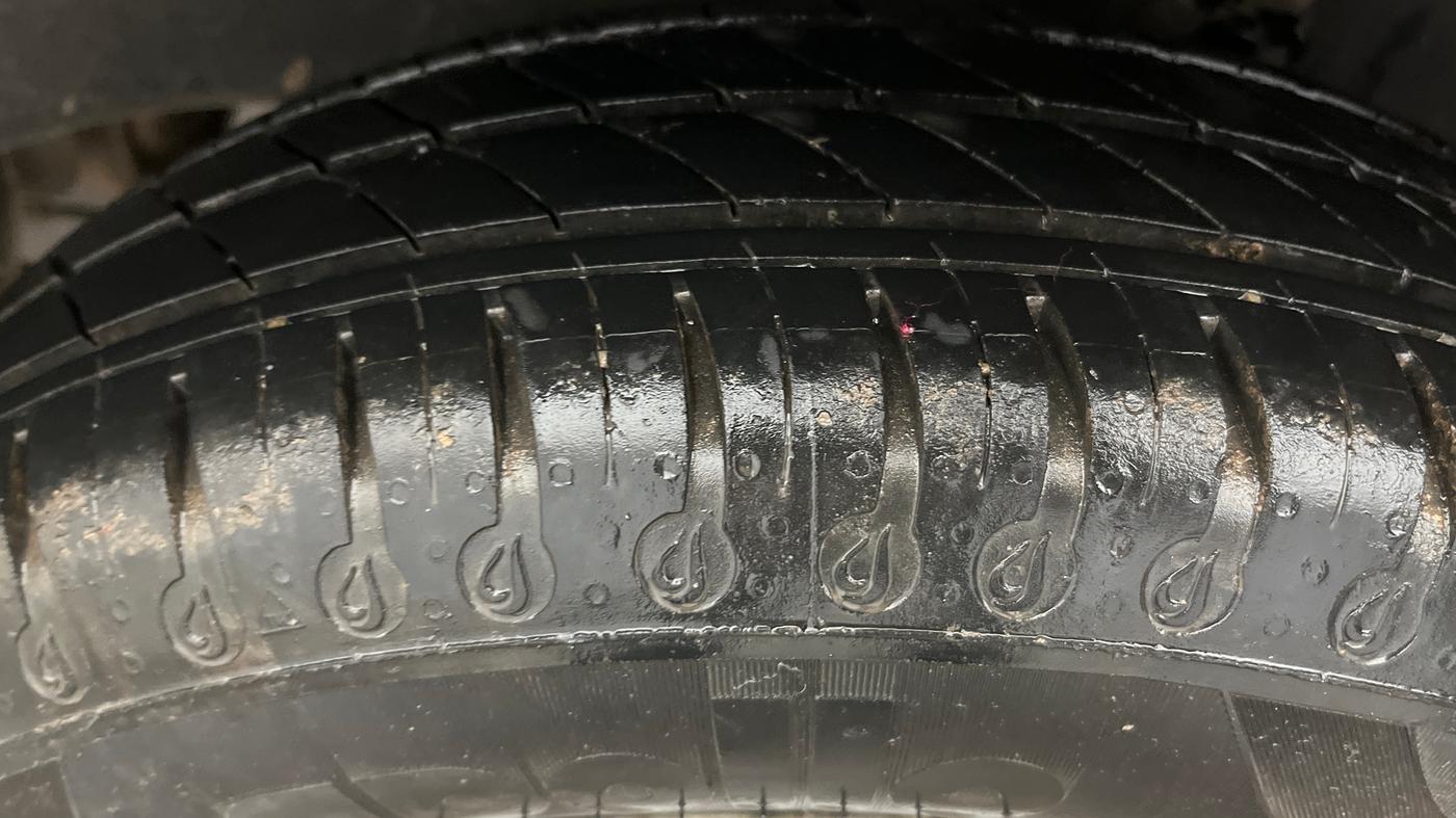 2021 Datsun Redi Go A, Petrol, Manual, 16,675 km, Left Rear Tyre Tread