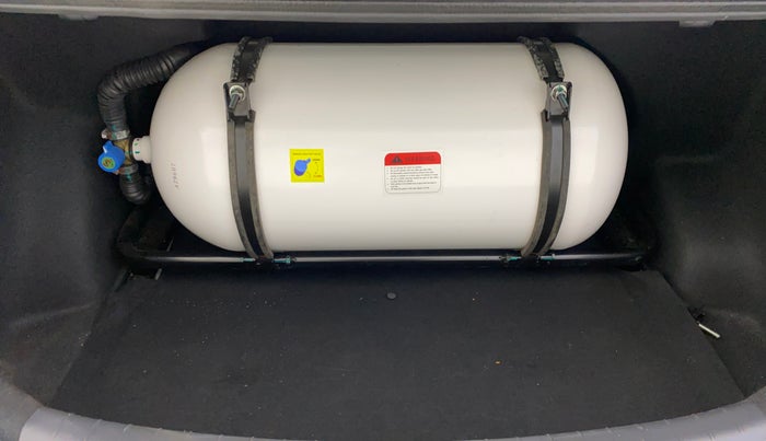 2023 Hyundai AURA SX 1.2 CNG, CNG, Manual, 7,375 km, Boot Inside