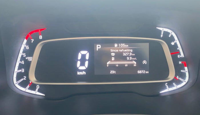 2024 KIA SONET 	 HTX 1.0 TURBO DCT, Petrol, Automatic, 6,896 km, Odometer Image