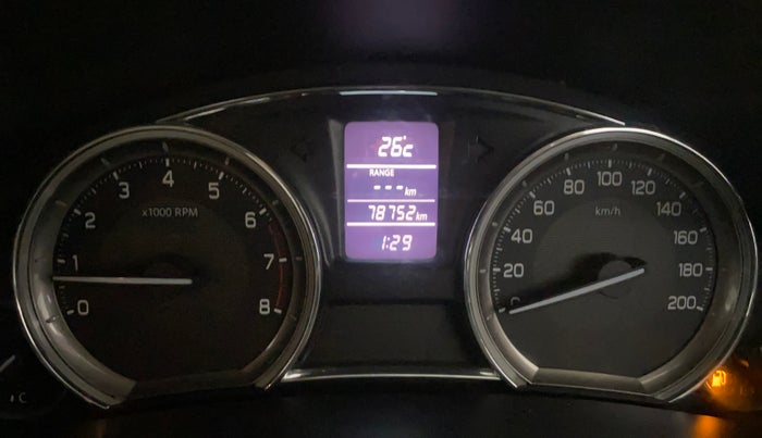 2015 Maruti Ciaz ZXI+, CNG, Manual, 78,804 km, Odometer Image