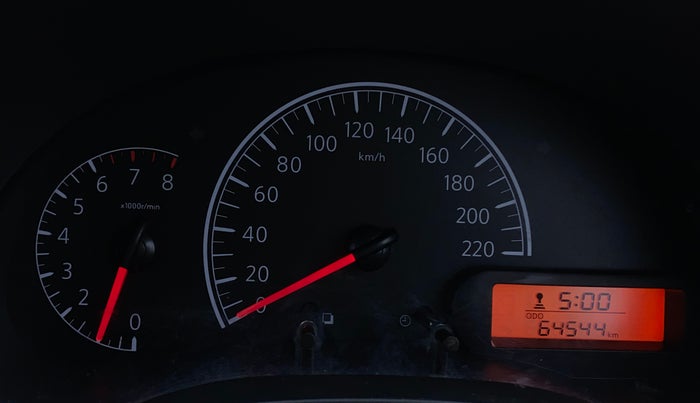 2014 Nissan Sunny XL, Petrol, Manual, 64,541 km, Odometer Image