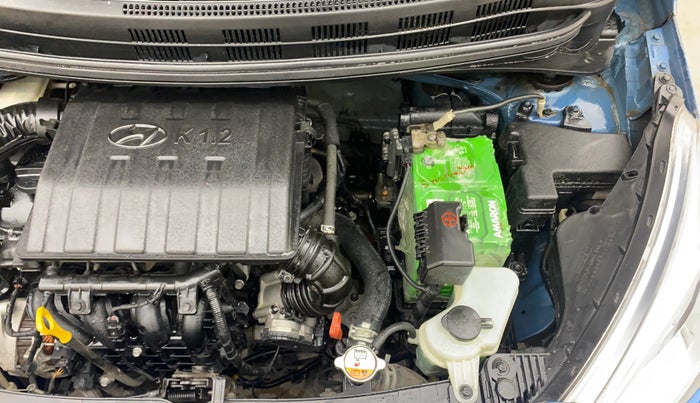 2017 Hyundai Grand i10 SPORTZ (O) AT 1.2 KAPPA VTVT, Petrol, Automatic, 44,634 km, Engine View - Left