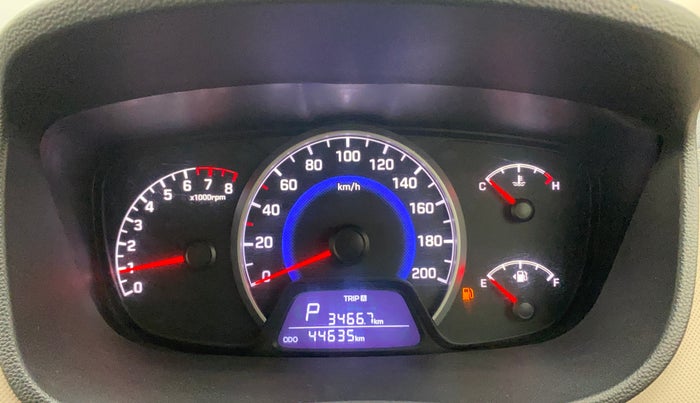 2017 Hyundai Grand i10 SPORTZ (O) AT 1.2 KAPPA VTVT, Petrol, Automatic, 44,634 km, Odometer Image