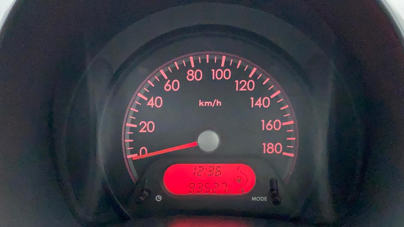 2010 Maruti A Star VXI, Petrol, Manual, 93,527 km, Odometer Image