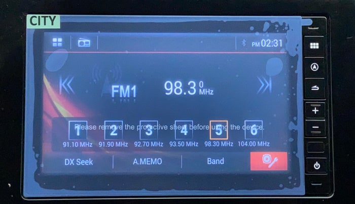 2021 Honda City V MT PETROL, Petrol, Manual, 3,302 km, Infotainment System