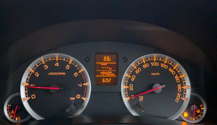 2011 Maruti Swift ZXI D, Petrol, Manual, 49,957 km, Odometer Image