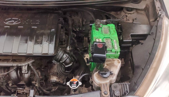 2015 Hyundai Grand i10 ASTA (O) 1.2 KAPPA VTVT, Petrol, Manual, 85,577 km, Engine View - Left