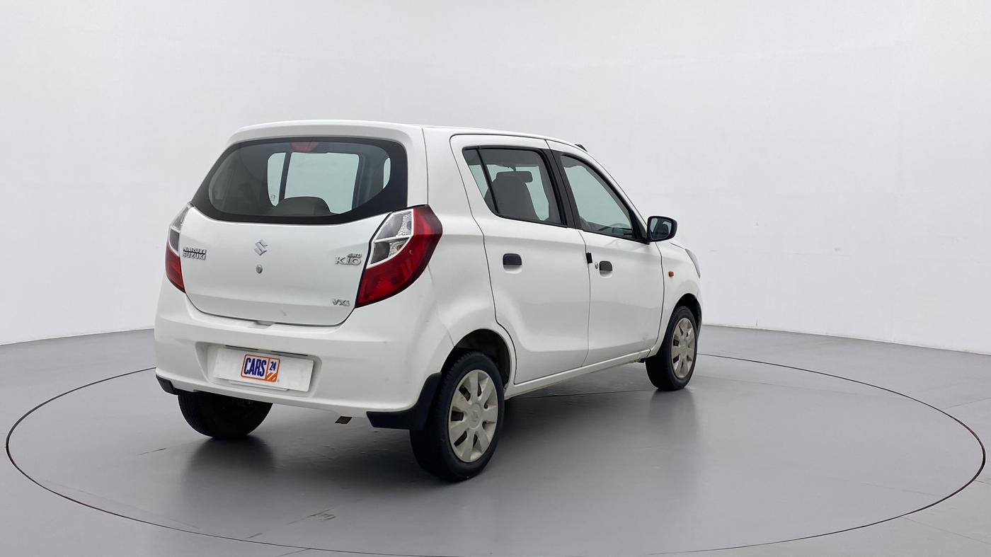 2015 Maruti Alto K10 VXI AMT P, Petrol, Automatic, 33,975 km, Right Back Diagonal