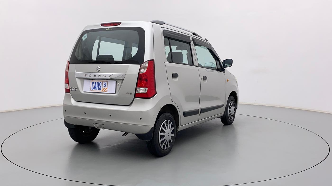 2017 Maruti Wagon R 1.0 LXI CNG, CNG, Manual, 66,198 km, Right Back Diagonal