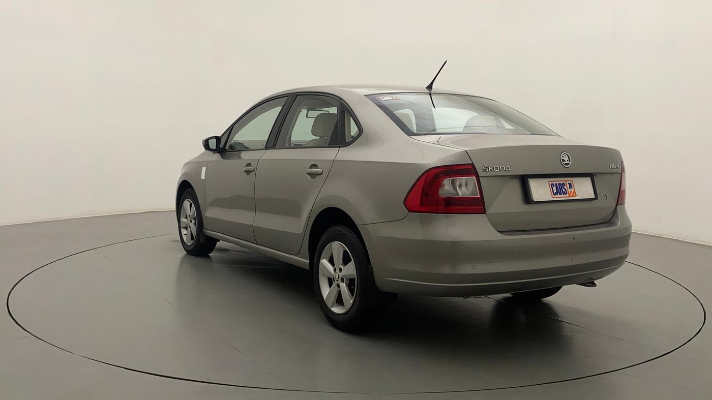2015 Skoda Rapid 1.5 TDI CR STYLE PLUS AT, Diesel, Automatic, 35,430 km, Left Back Diagonal