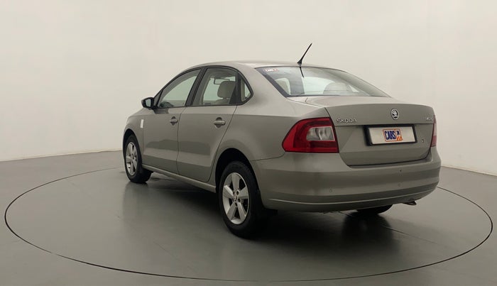 2015 Skoda Rapid 1.5 TDI CR STYLE PLUS AT, Diesel, Automatic, 35,430 km, Left Back Diagonal