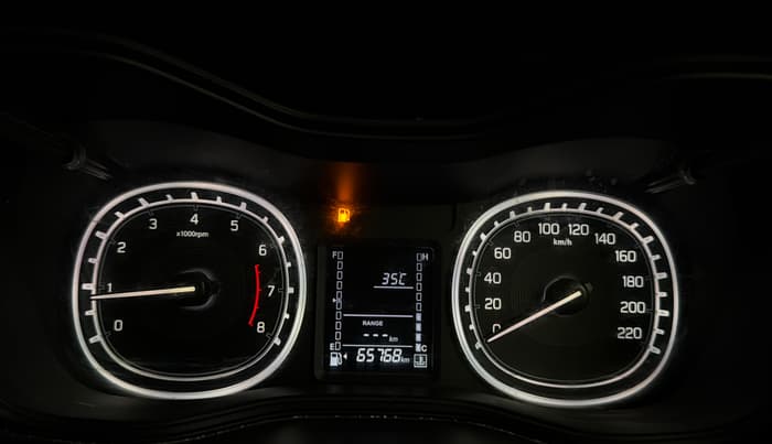 2022 Maruti Vitara Brezza ZXI, Petrol, Manual, 65,753 km, Odometer Image